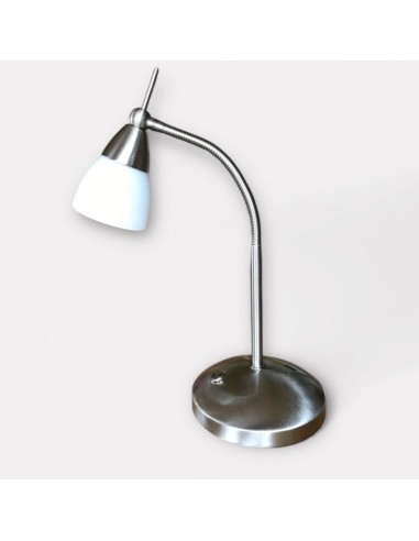 Lampe de bureau blindée en inox brossé IRONA Lampeblindée.fr - 1