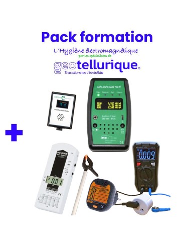 Pack formation + mesures d'ondes Semi-pro V2 Safe and Sound Pro II + Tension Induite + ME3830B + Testeur Terre + Elec sale