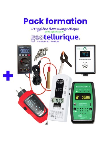 Pack Formation + "Pro V1+" de mesures d'ondes électromagnétiques