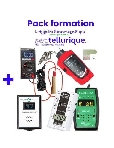 Pack "Pro V2" de mesures d'ondes électromagnétiques Geotellurique.fr