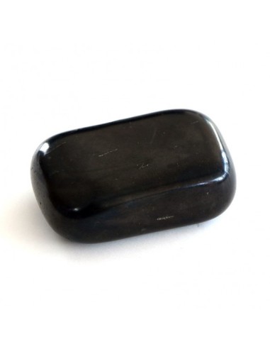 Galet de shungite poli : Protection personnelle anti ondes SHUNGITE - 1