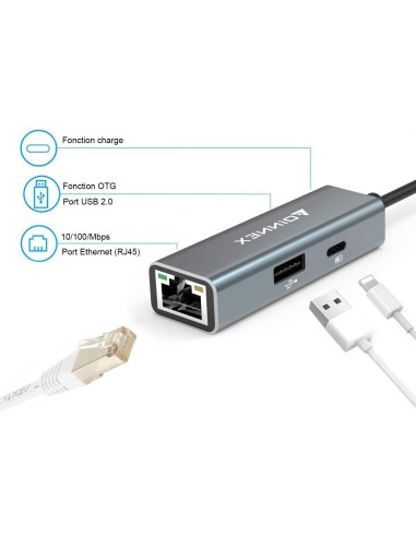 Adaptateur ethernet lightning FOINNEX pour appareils Apple®