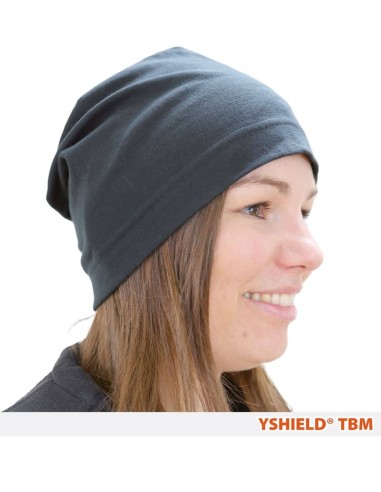 Bonnet anti-ondes en tissu jersey noir - Yshield TBM YSHIELD - 2