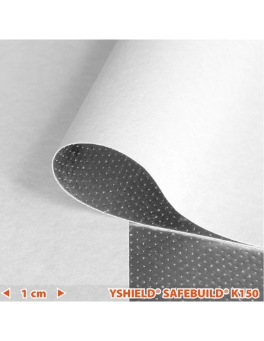 Papier-peint anti-ondes SAFEBUILD K150, protection HF et BF - Largeur 0,70 m. YSHIELD - 1