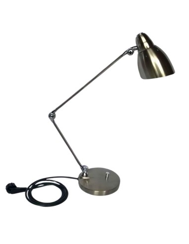 Lampe de bureau blindée en inox brossé TITANIA Geotellurique.fr - 1