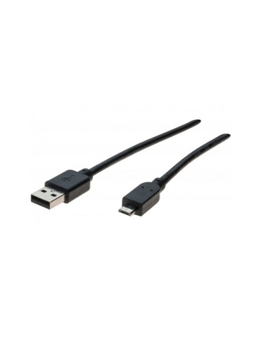 Câble micro USB B mâle vers USB-A mâle noir - 1,0 m pour les détecteurs CORNET® CORNET - 1